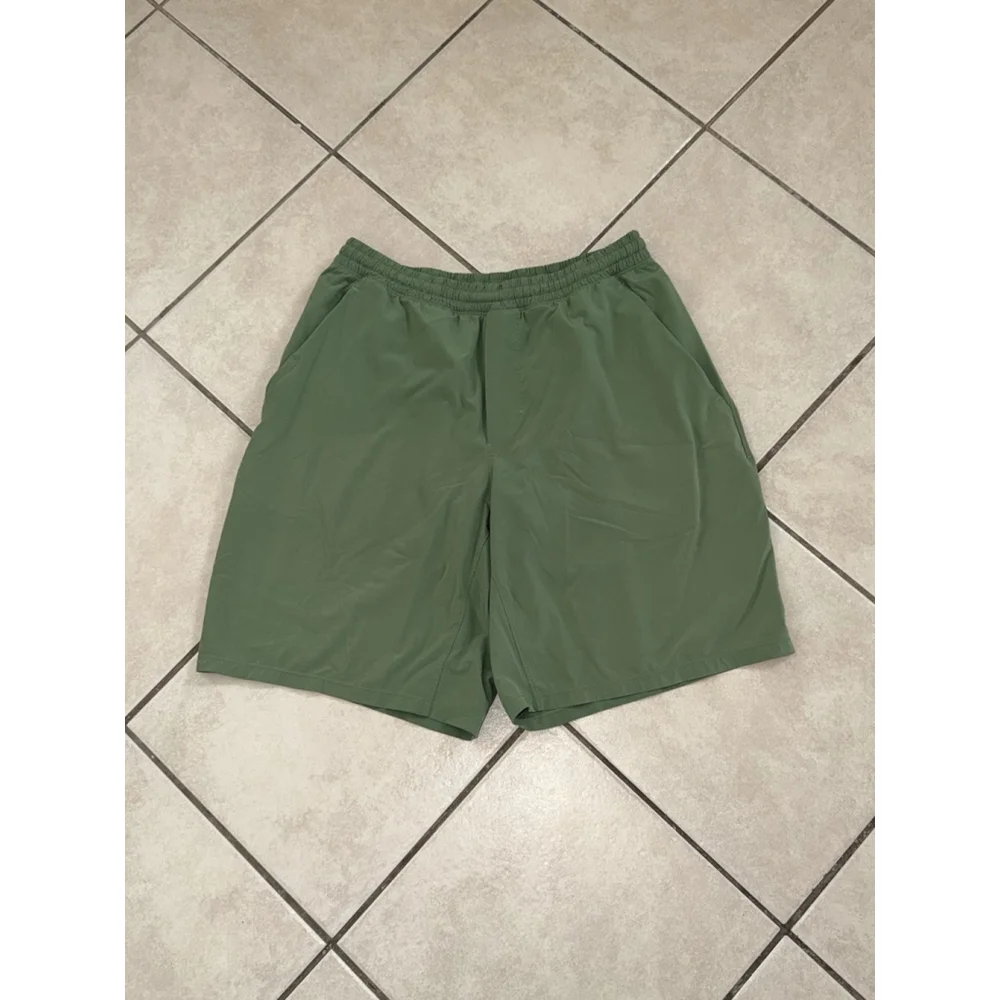 LULULEMON PACE BREAKER SHORT LINER 9” GREEN SIZE MEDIUM - Picture 4 of 8